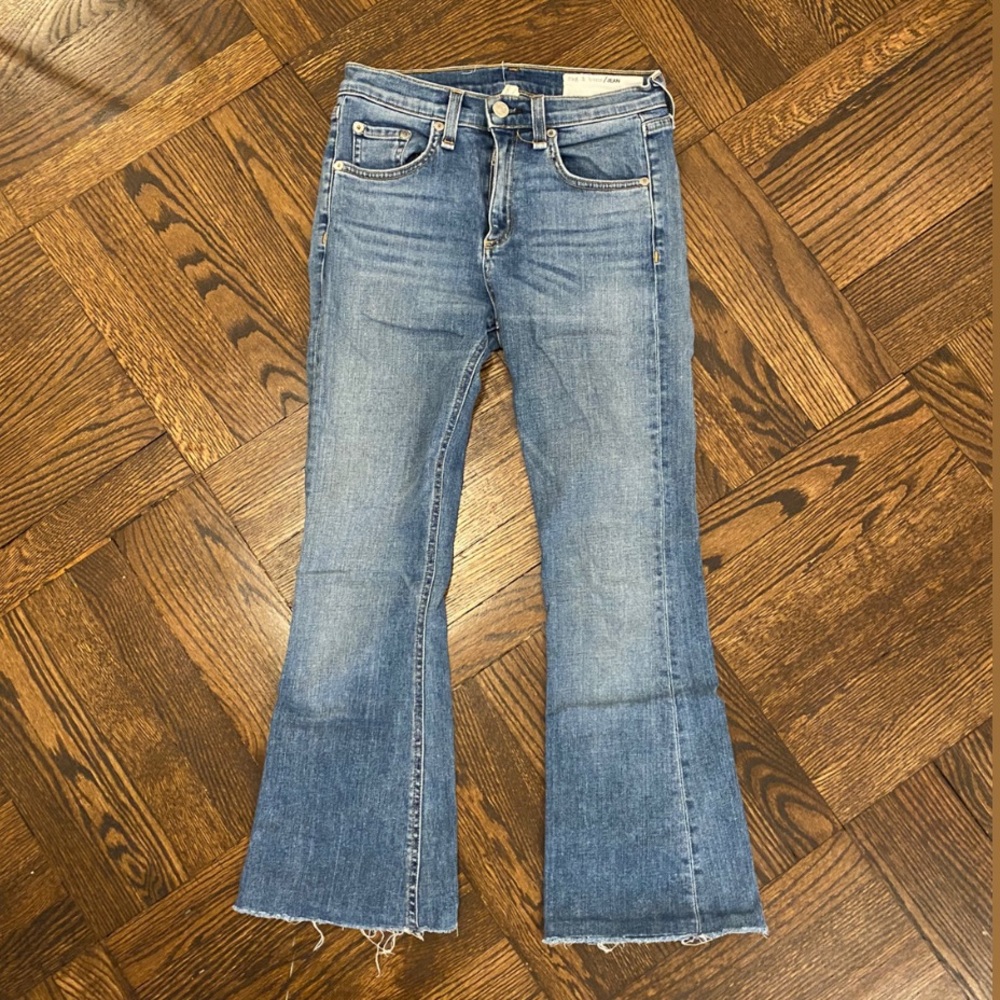 Frame Jean 10 Inch Crop Flare